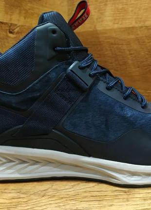 Зимові черевики кросівки чоловічі замшеві baas на хутрі! р. 433 фото