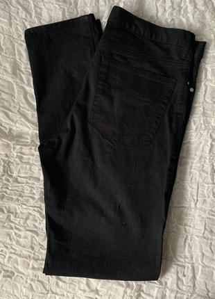 Прямі щільні джинси на талію slim fit h&m 303 фото