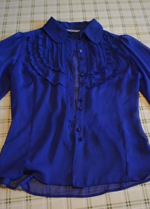 Сине-фиолетовая блузка rederrind