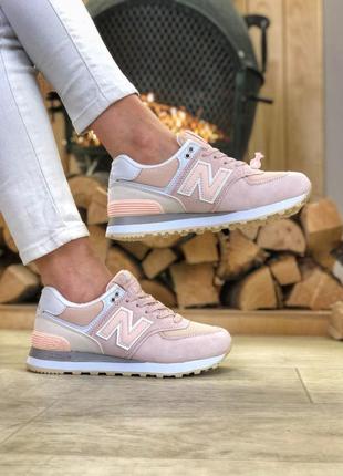 New balance pink, кроссовки женские нью беленс розовые