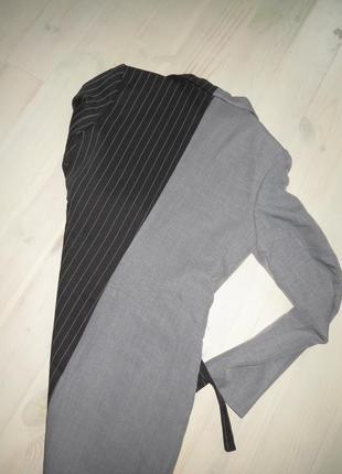 Плаття - жакет комбіноване сіро-чорне vera&lucy s3 фото