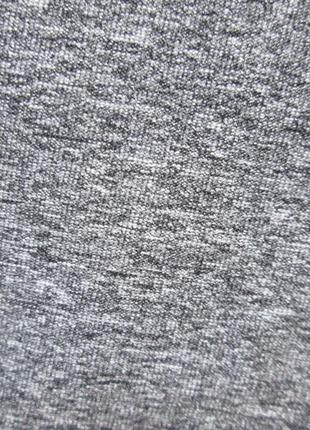 Суперовая спортивная футболка серый меланж с контрастной вставкой velocity sports.6 фото
