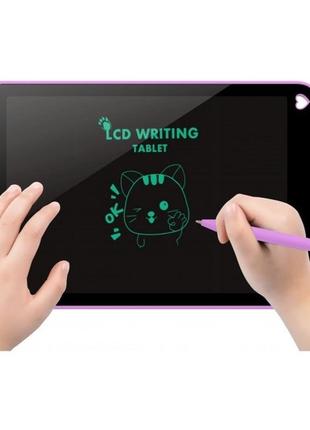 Планшет для малювання дитячий writing tablet lcd 8.5 pink (код товару:26787)2 фото
