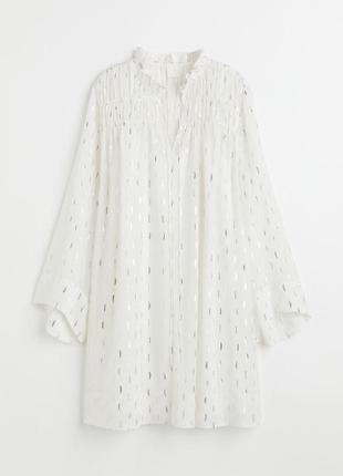 Платье белое шифоновое из новых коллекций h&m4 фото