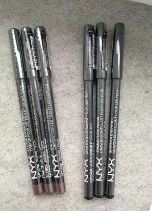 Олівці для очей від nyx