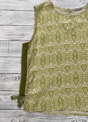 Костюм женский летний легкий зеленый прогулочный из штапеля4 фото