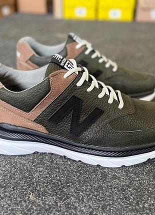 Чоловічі шкіряні кросівки new balance