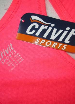 Суперовая брендовая яркая неоновая спортивная майка борцовка crivit sports .4 фото