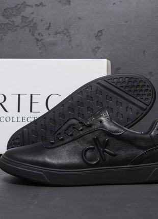 Чоловічі шкіряні кросівки/туфлі calvin klein, молодежные кроссовки, спортивные туфли, кеды2 фото