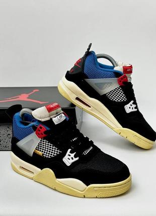 Женские кроссовки nike air jordan 4 retro onion off noir4 фото