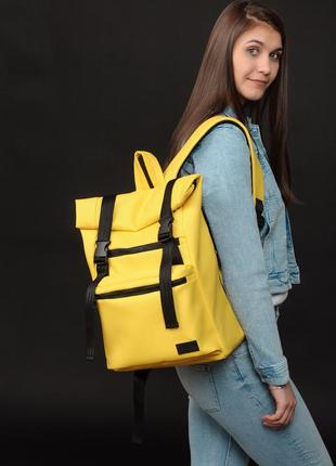 Жіночий рюкзак ролл sambag rolltop zard жовтий