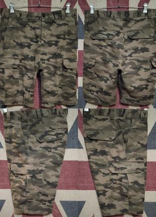 Шорти карго divided h&m камуфляж мілітарі safari