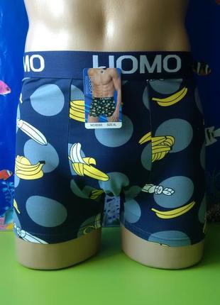 Трусы боксеры uomo набор 3xl.4 фото