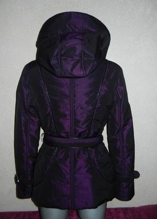 S/38*karuna*,оригінал!фіолетовий пуховик,куртка фіолетового кольору4 фото