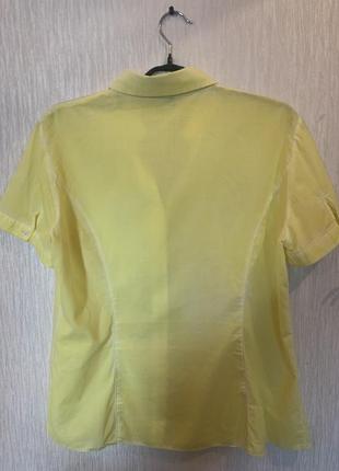 Gerry weber рубашка с коротким рукавом блуза  р.42/xl укр502 фото