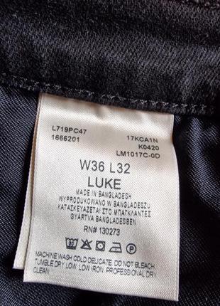 Брендовые фирменные стрейчевые джинсы lee модель luke,оригинал,размер 36/32.9 фото