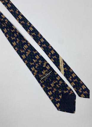 Шовковий галстук краватка salvatore ferragamo