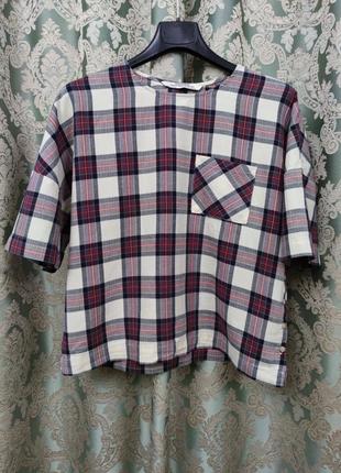 Блузка рубашка zara premium collection