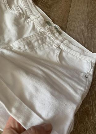 Джинсовые белые шорты3 фото