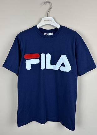 Fila touch hilfiger diesel ralph lauren футболка базовая крупный логотип оверсайз коттон хлопок женская