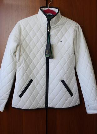 Легка стьобана куртка tommy hilfiger розмір m оригінал2 фото
