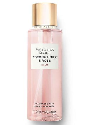 Парфюмированный спрей для тела victoria’s secret coconut milk & rose mist