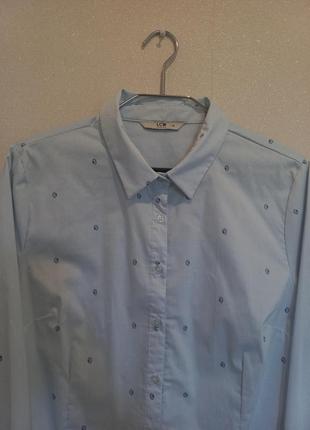 Рубашка блузка 44р.л- хл5 фото