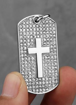 Кулон с цепочкой мужской подвеска амулет жетон оберег