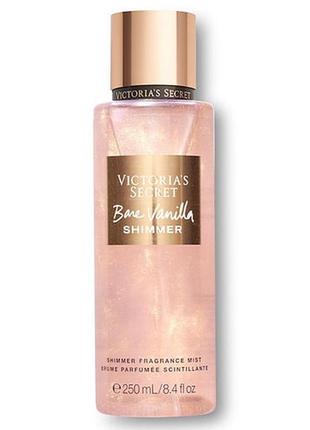 Парфюмированный спрей с шиммером victoria’s secret bare vanilla shimmer mist1 фото