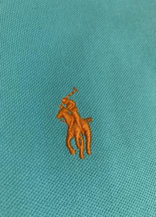 Винтажная премиальная футболка поло мужское polo ralph lauren3 фото