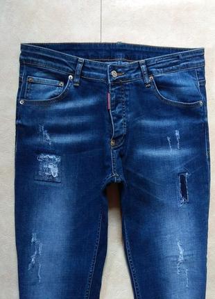 Брендовые мужские джинсы скинни dsquared2, 46 (l)  pазмер.4 фото