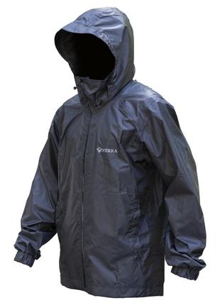 Костюм дощовик дихаючий чоловічий viverra rain suit black3 фото