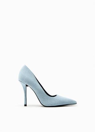 Джинсовые туфли лодочки zara4 фото