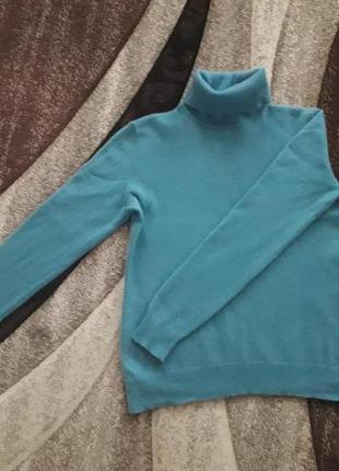 Шикарний кашеміровий светр з горлом madeleine