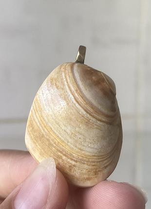 Винтаж обмен винтажный кулон из натуральной ракушки ракушка жемчужина на шею подвеска