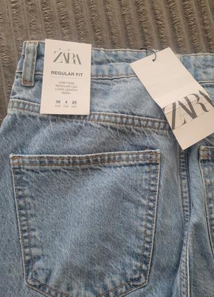 Джинси zara regular fit9 фото