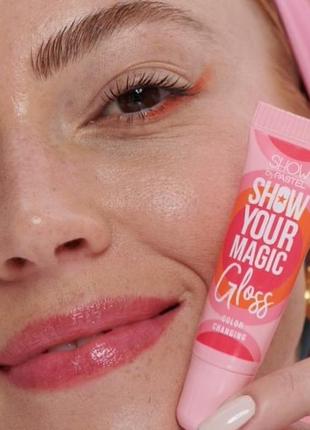 Блеск для губ с изменением цвета pastel show your magic lip gloss, 9 мл