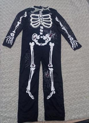 Карнавальный костюм скелет кощей 9-10 лет