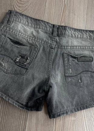 Шикарные короткие джинсовые шорты2 фото