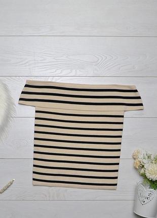 Трендовий топ в полоску zara.