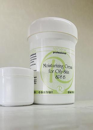 Renew зволожуючий крем для жирної і проблемної шкіри spf-15