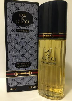 Eau de gucci concentree 125 мл винтаж оригинал редкость1 фото