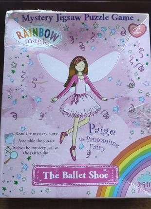 Пазл пазлы 250 элементов про балет феи книжка puzzle jigsaw rainbow