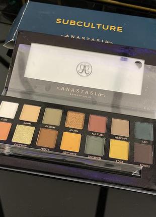 Палітра тіней anastasia beverly hills subculture