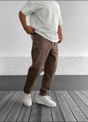 Мужские брюки / качественные брюки в коричневом цвете на каждый день2 фото