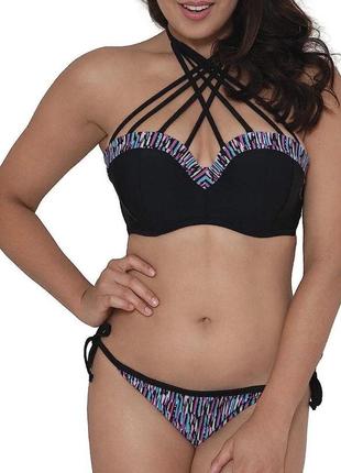 Купальник мульти принт сurvy kate galaxy бандо