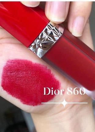 Dior rouge dior ultra care liquid рідка помада для губ із рослинною олією4 фото