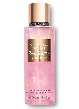 Парфюмированный спрей с шиммером victoria’s secret pure seduction shimmer mist