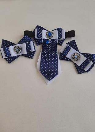 Набір із краватки та бантиків