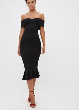 Елегантна чорна сукня1 фото